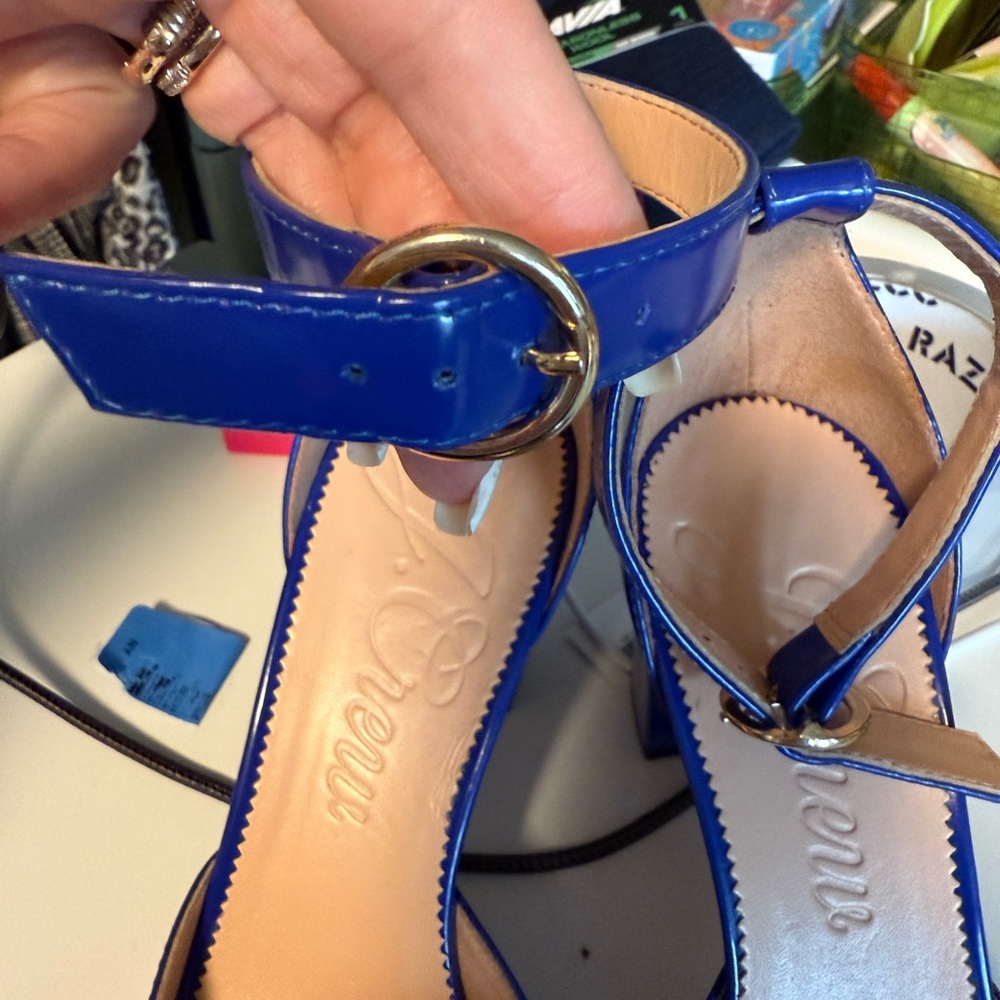 J Crew EUC  Women's Heels size 6.5 - Picture 3 of 5